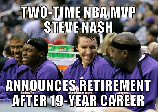 Steve Nash Retires