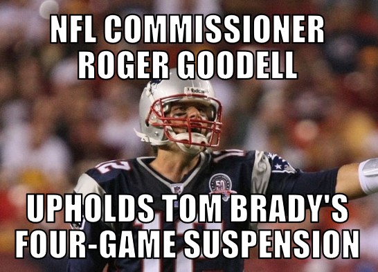 Tom Brady Suspension Upheld
