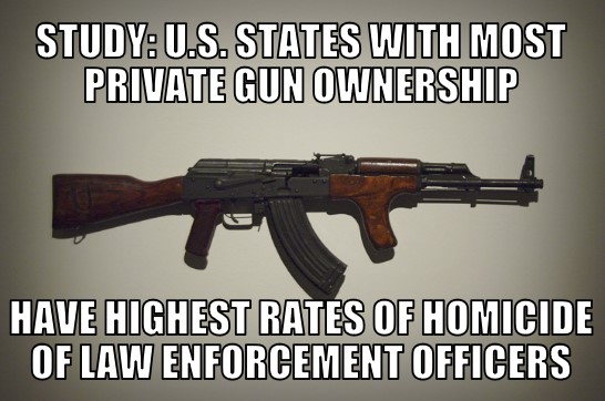 Gun Ownership Police Deaths