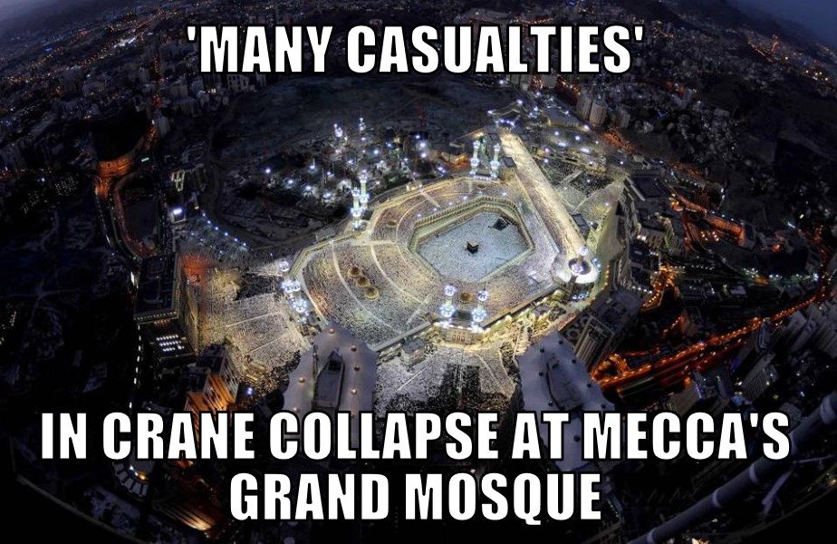 Mecca Grand Mosque Crane Collapse