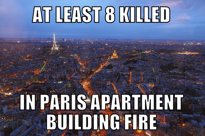 Paris Apartment Fire