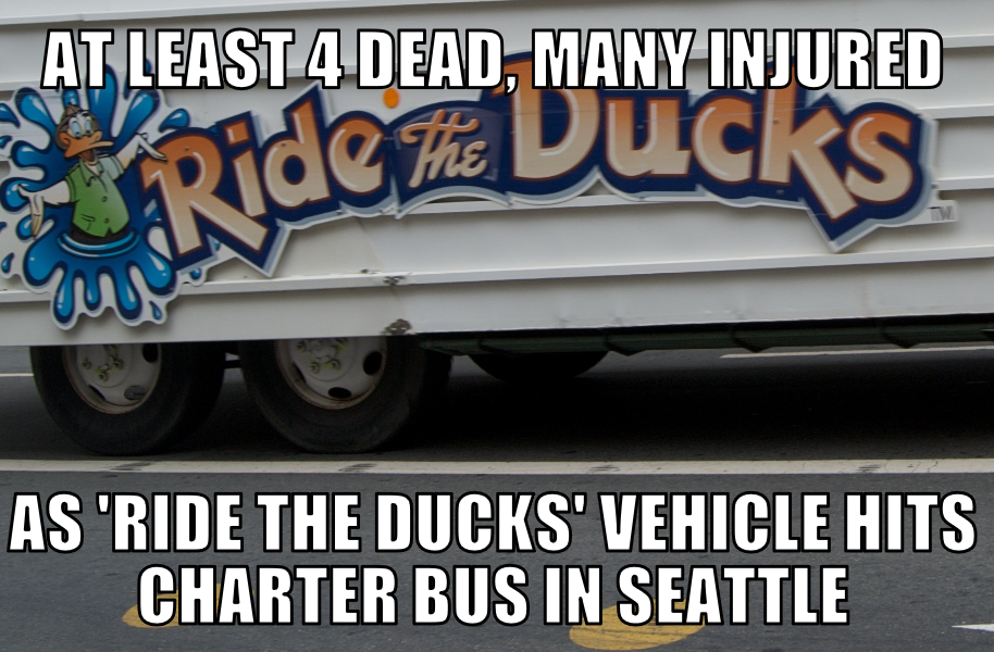 Seattle Ride the Ducks collision