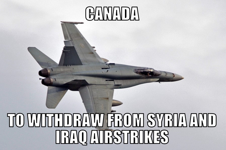 Canada withdraws from Syria, Iraq strikes