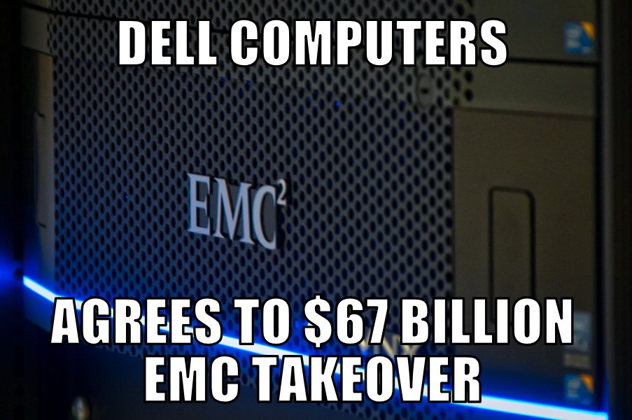 Dell in $67B EMC takeover