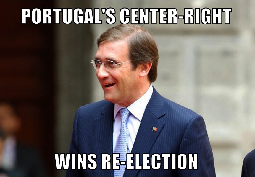 Portugal center-right wins re-election