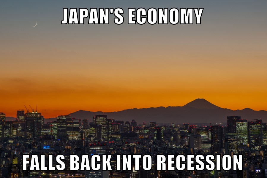 Japan’s economy falls into recession