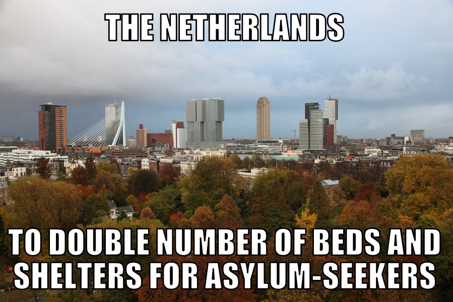 Dutch to double refugee shelters