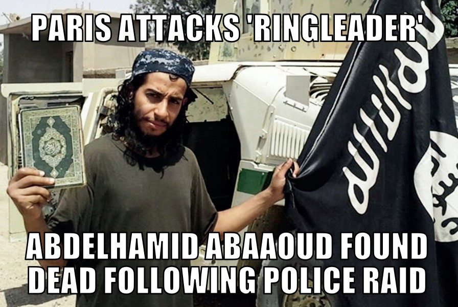 Abdelhamid Abaaoud killed