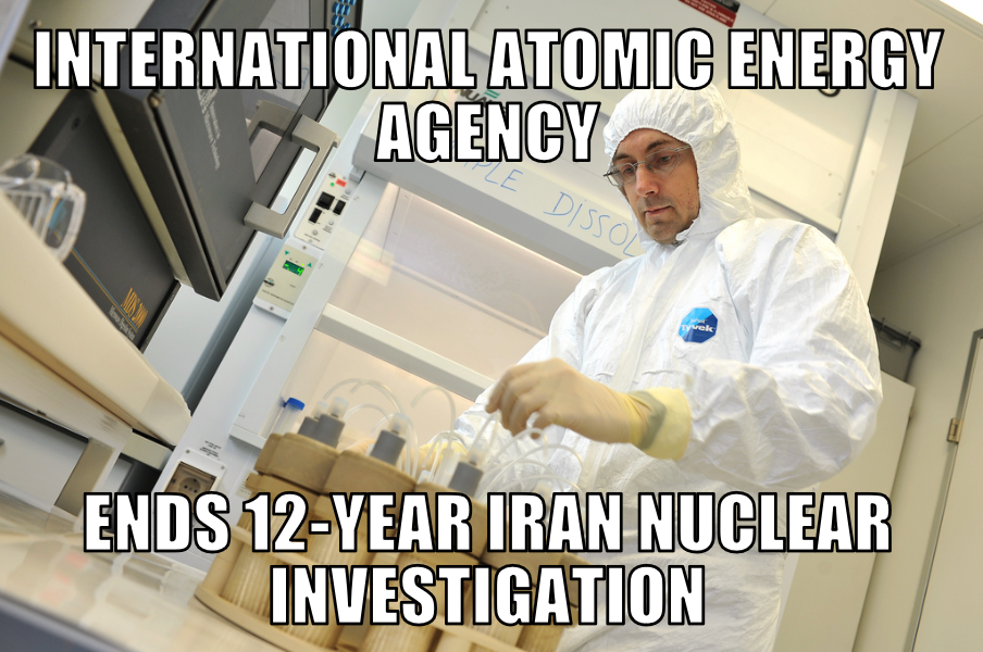 IAEA ends Iran nuclear investigation
