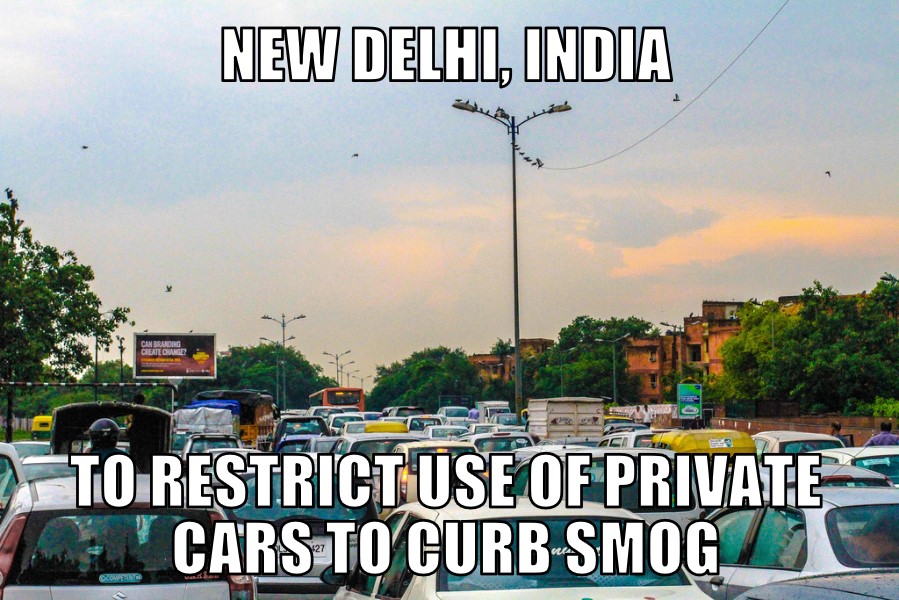 New Delhi car restrictions