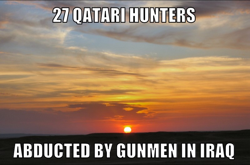 Qatar hunters abducted in Iraq