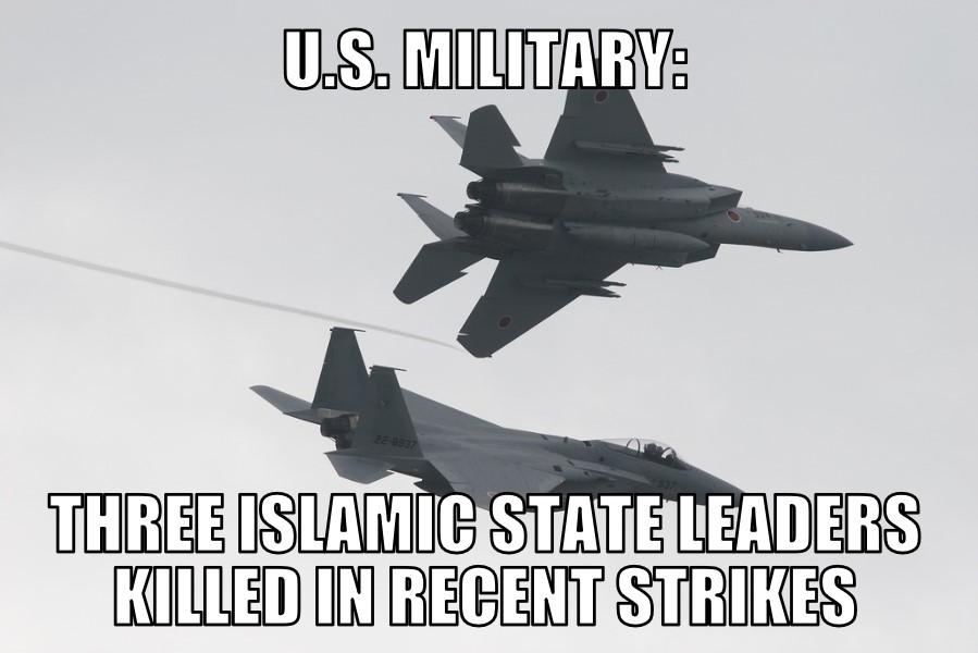 Three Islamic State leaders killed