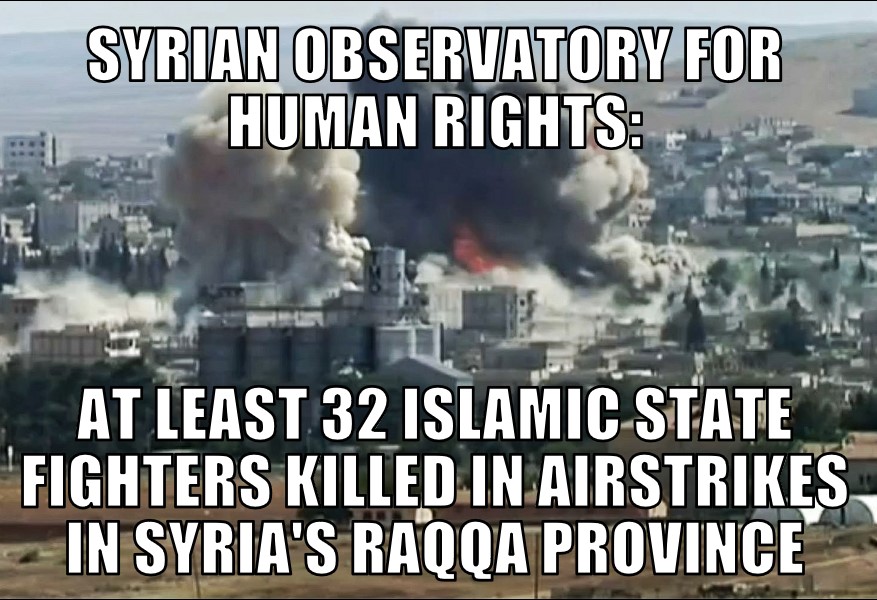 Raqqa airstrikes