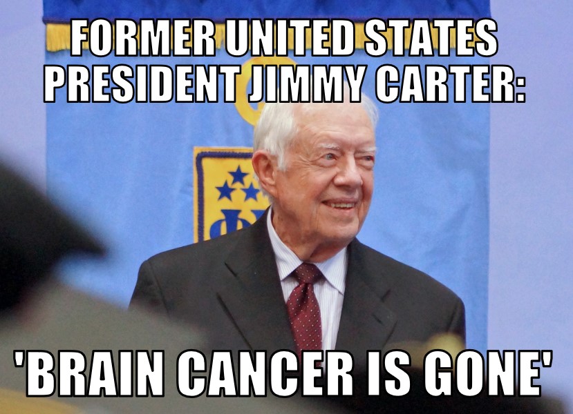 Jimmy Carter cancer-free