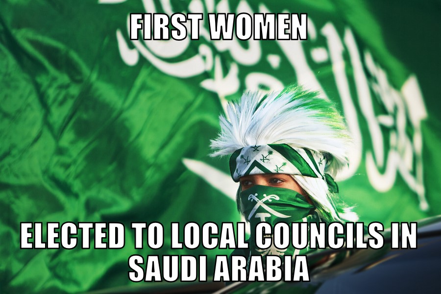 First Saudi women elected