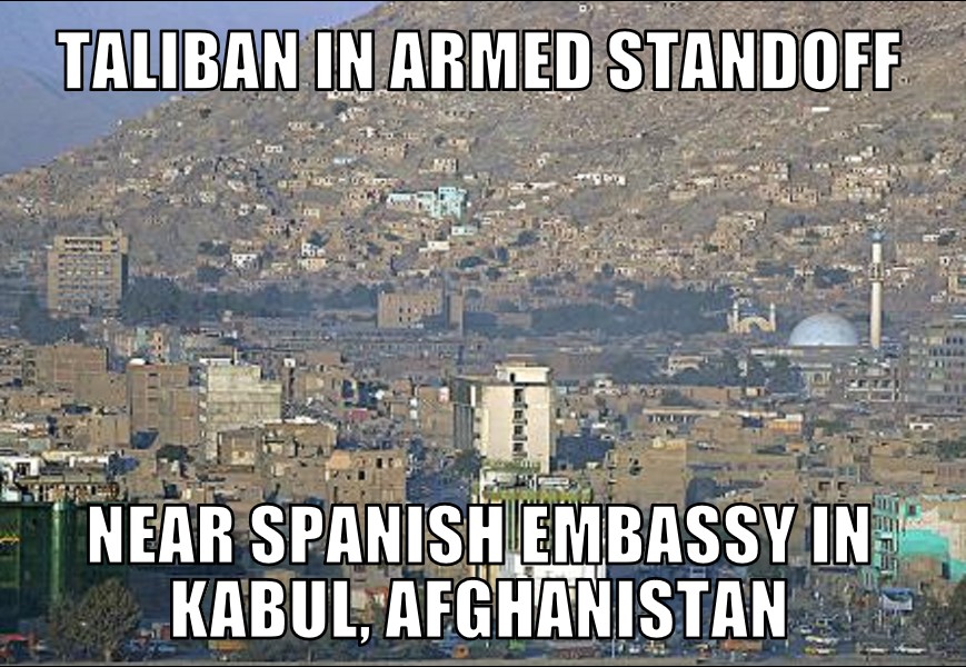 Taliban Spanish embassy attack