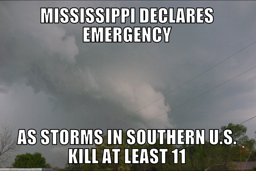U.S. south storms
