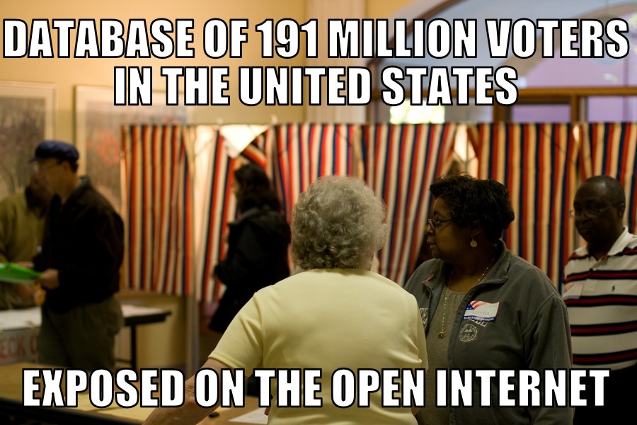 U.S. voter database exposed