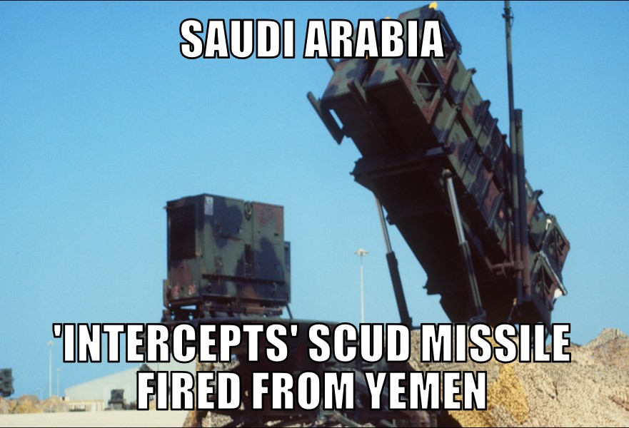 Saudi Arabia ‘intercepts’ Yemen SCUD