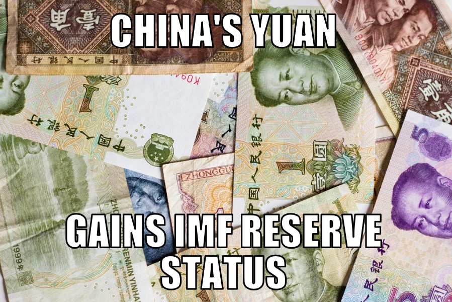 Yuan reserve status