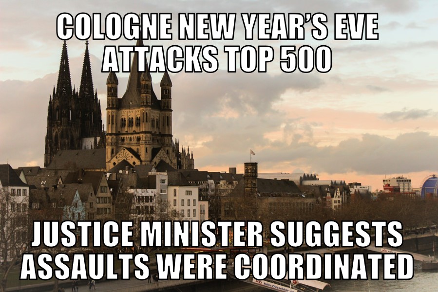 Cologne attacks top 500
