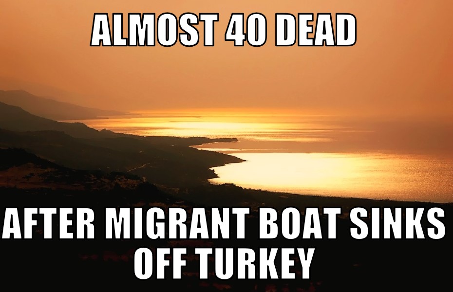 Migrant boat sinks off Turkey