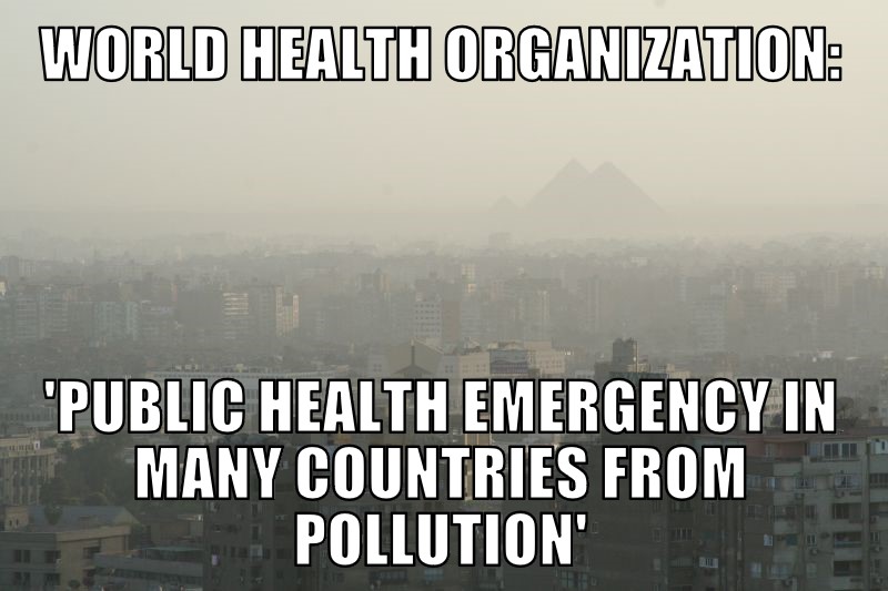 Pollution health emergency