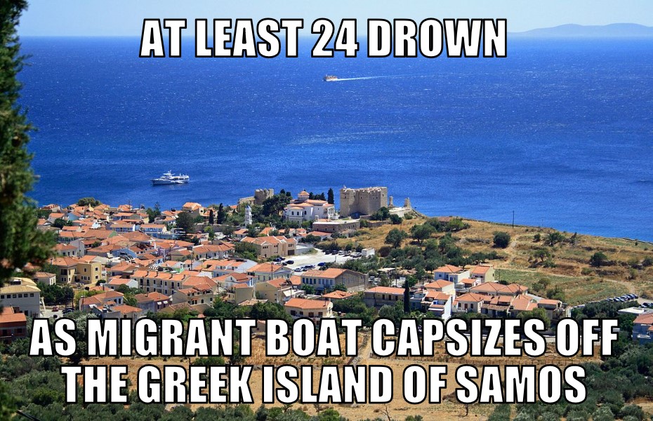 Migrants drown off Samos