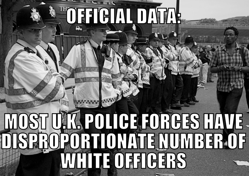 U.K. white police officers