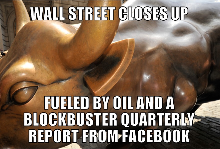 Wall Street up