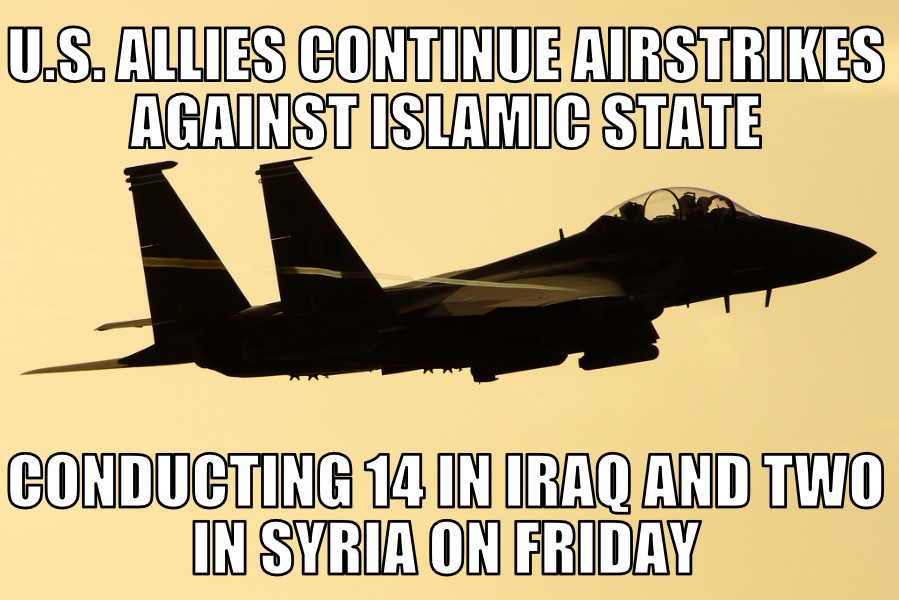 Allied airstrikes