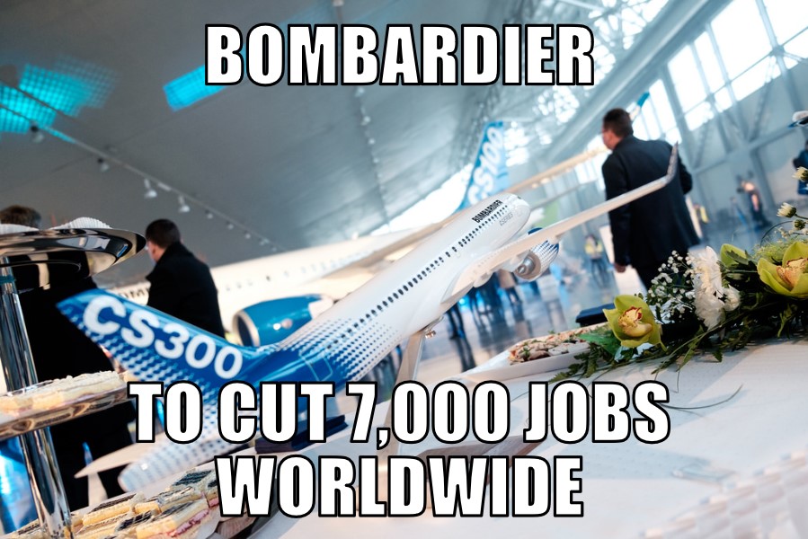 Bombardier cuts jobs