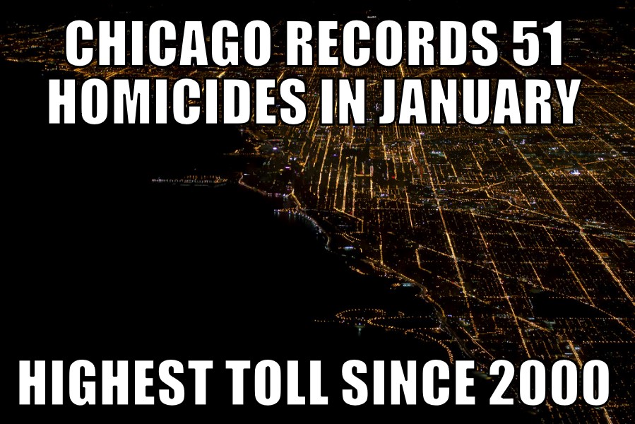 Chicago January homicides
