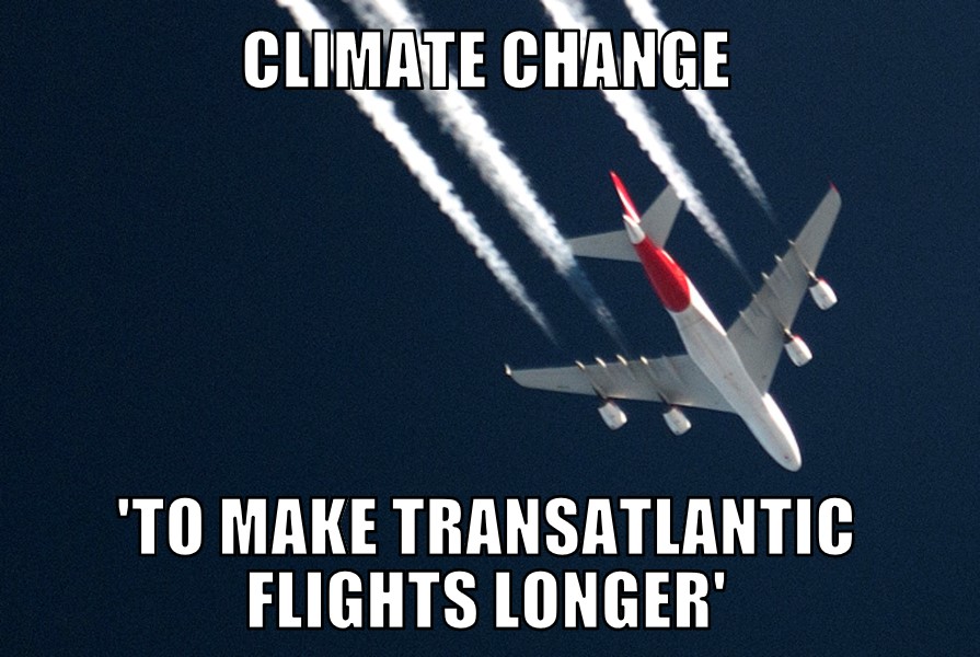Climate change flights