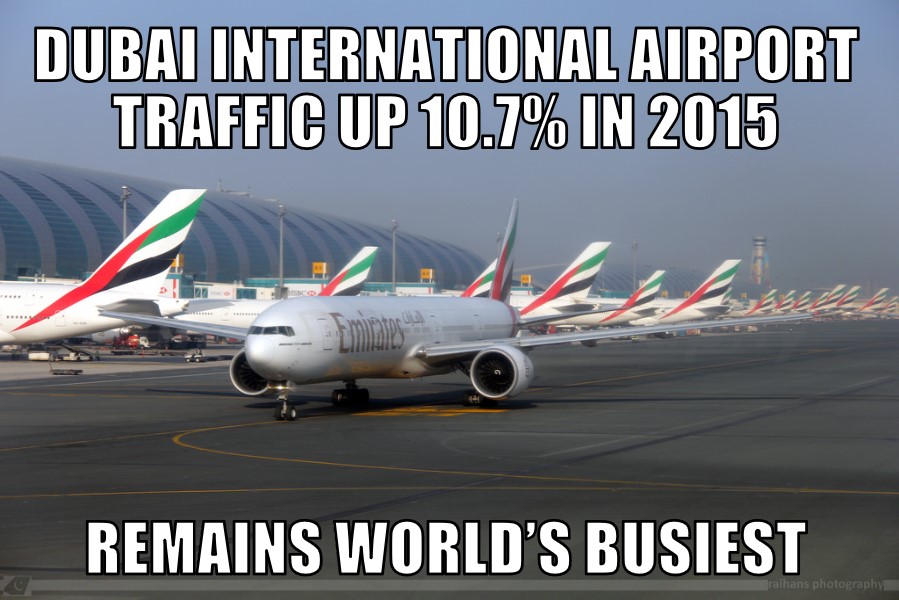 Dubai airport remains world’s busiest