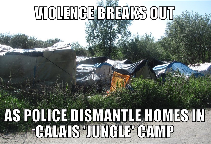 Calais ‘Jungle’ violence