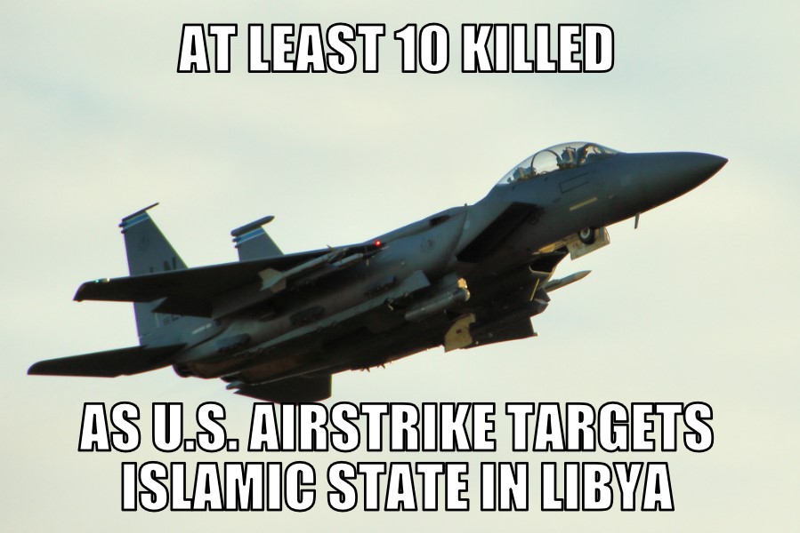 U.S. airstrike in Libya