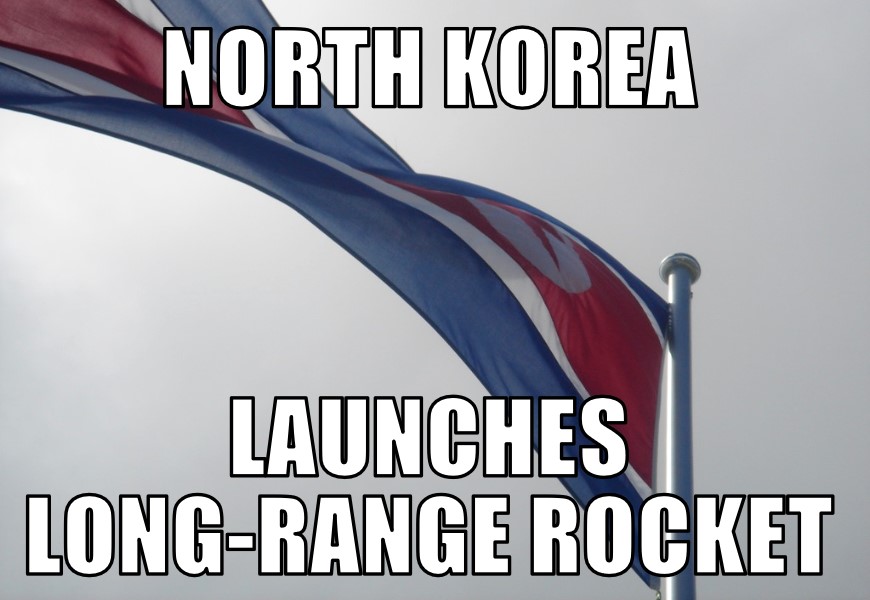 North Korea launches long-range rocket