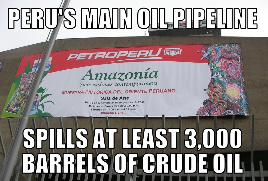 Peru oil spill
