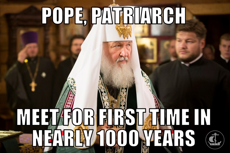 Pope, Patriarch meet