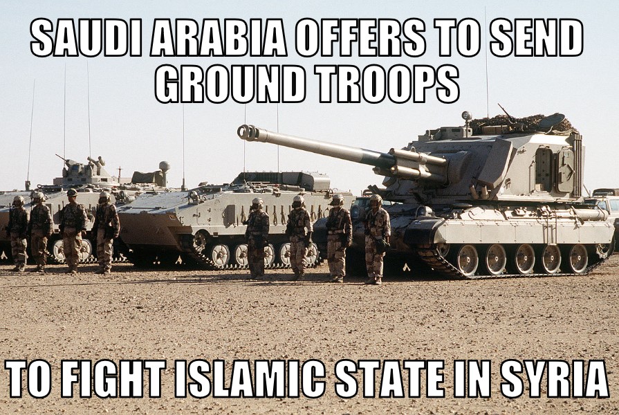 Saudi Arabia Syria ground troops