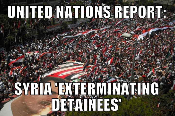 Syria ‘exterminating detainees’