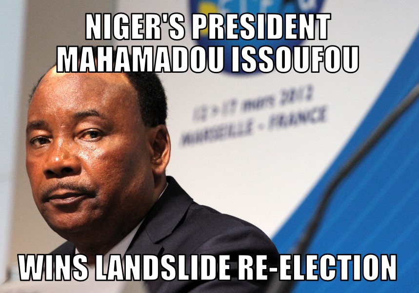 Niger President Issoufou landslide election win