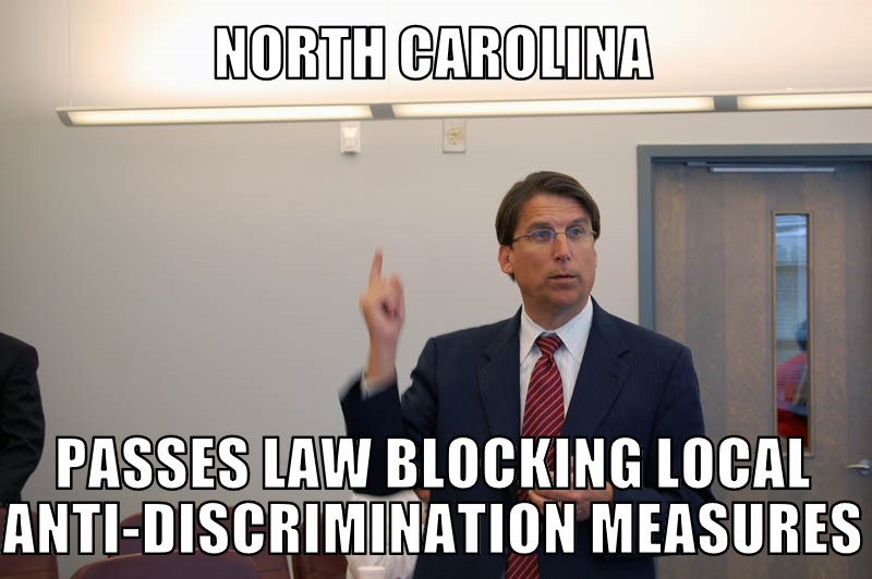 North Carolina Passes Law Blocking LGBT Protections