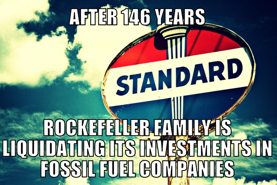 Rockefellers Out Of Oil Business