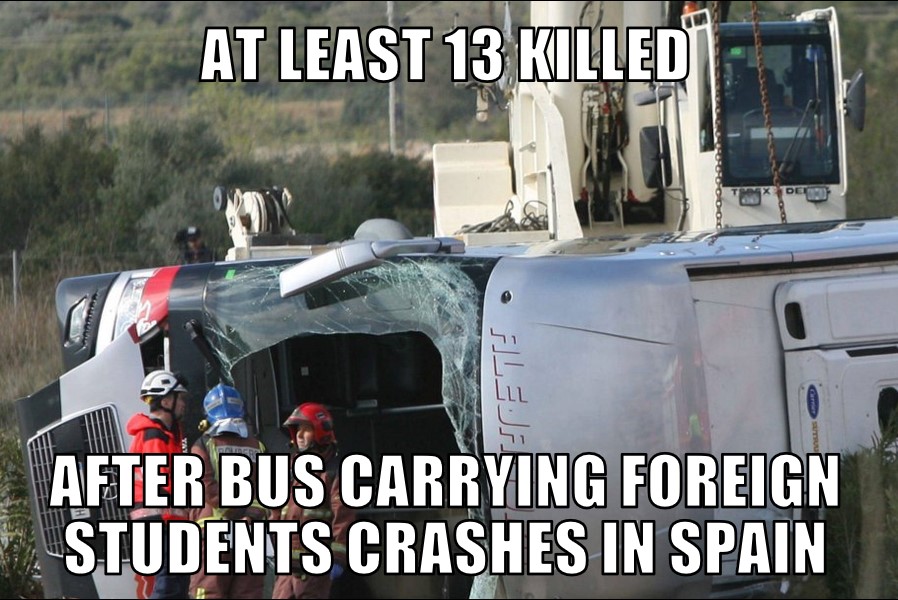 Spain Student Bus Crash