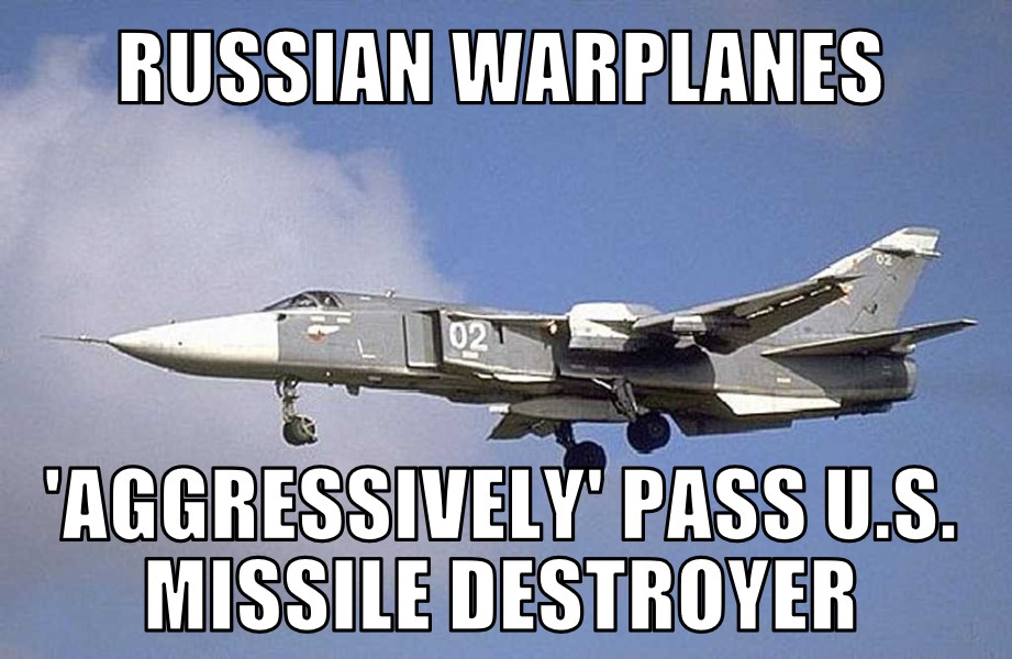Russian Planes ‘Buzz’ U.S. Destroyer