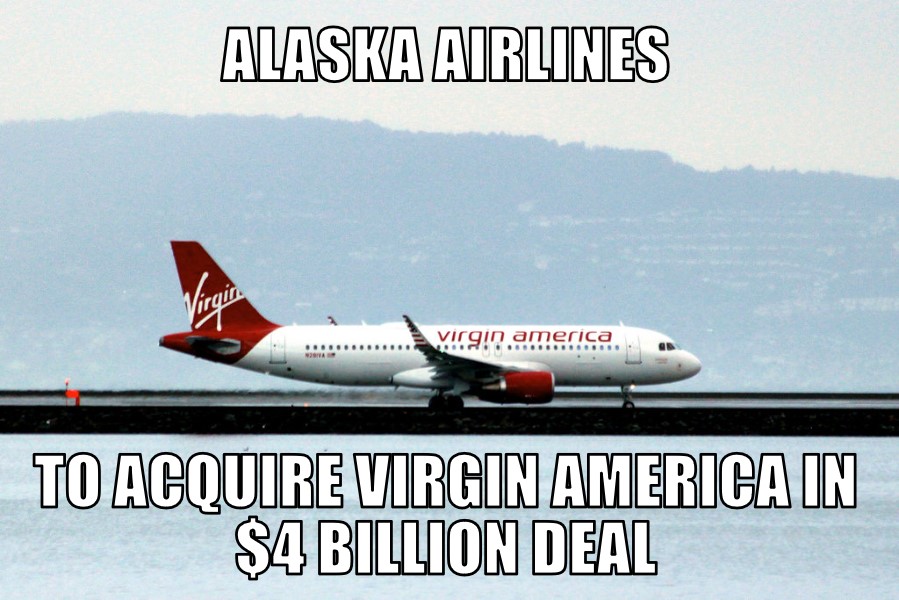 Alaska Air to Buy Virgin America