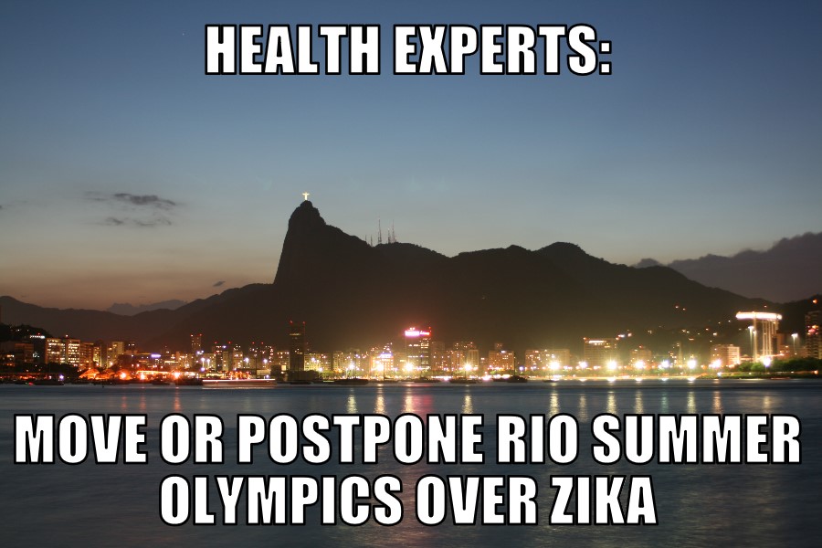 Health experts: Move, postpone Rio summer Olympics over Zika