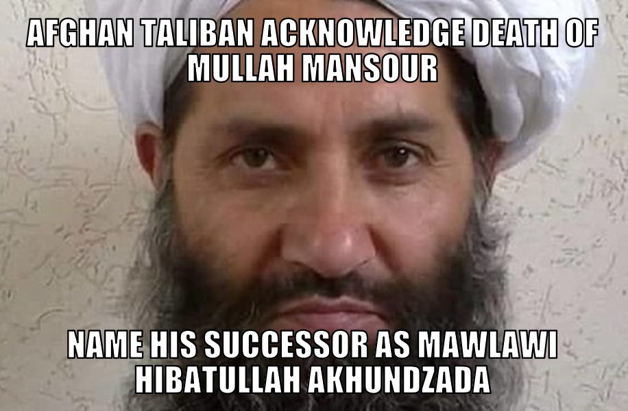 Taliban announce successor to Mullah Mansour